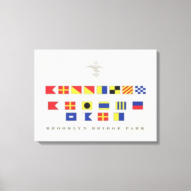 Brooklyn Bridge Park Canvastryck (Framsida)