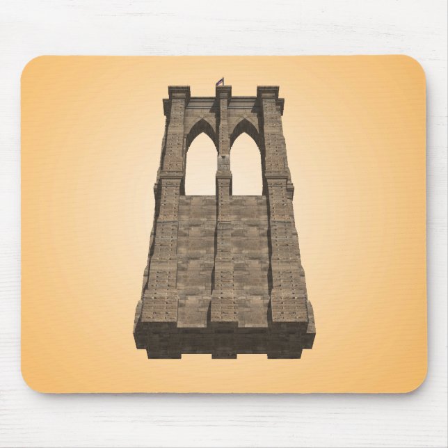 Brooklyn Bridge Pelare: 3D Modell: Musmattor (Framsidan)