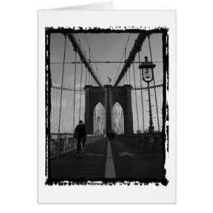 Brooklyn Bridge Photo Hälsningskort