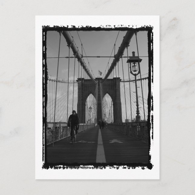 Brooklyn Bridge Photo Vykort (Framsida)