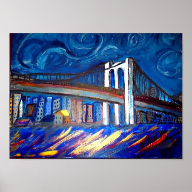 BROOKLYN BRIDGE POSTER (Framsidan)