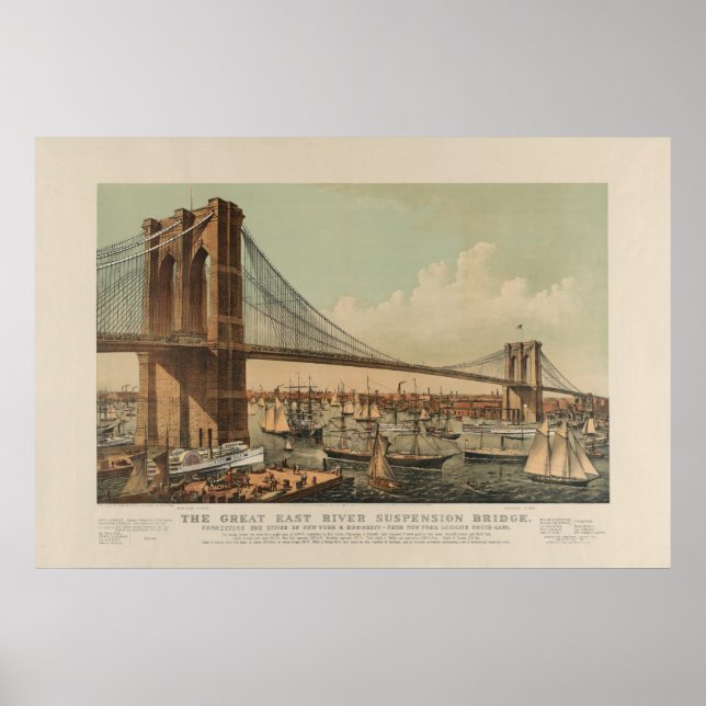 Brooklyn Bridge Poster (Framsidan)