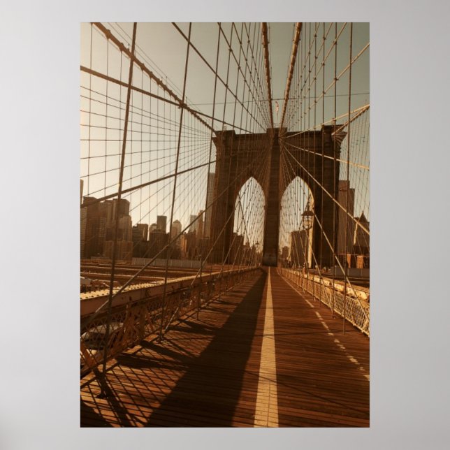 Brooklyn Bridge. Poster (Framsidan)