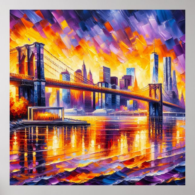 BROOKLYN BRIDGE POSTER (Framsidan)