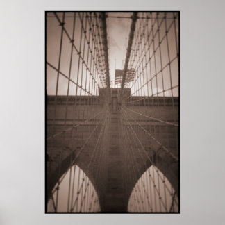 brooklyn bridge poster
