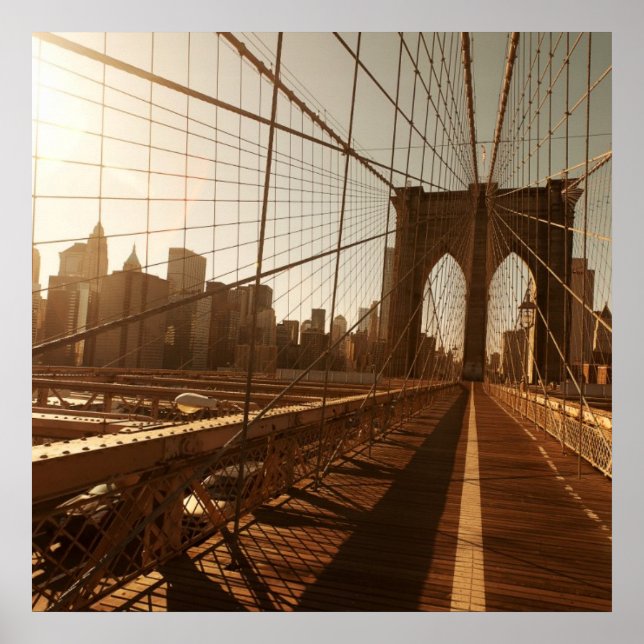 Brooklyn Bridge. Poster (Framsidan)