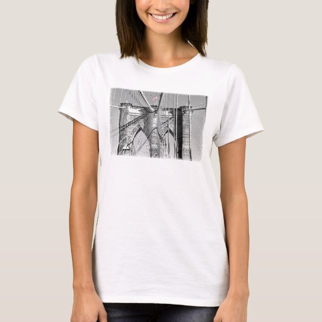 Brooklyn Bridge Shirt T-shirt (Framsida)