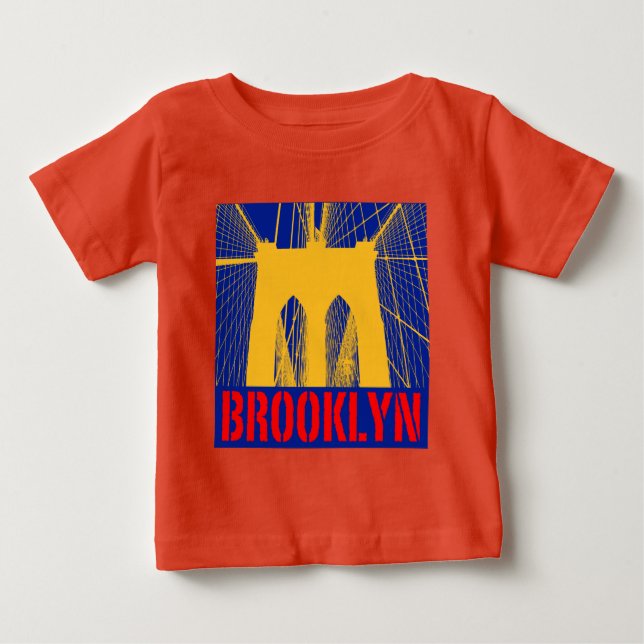 Brooklyn Bridge silhouette T Shirt (Framsida)