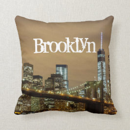 Brooklyn Bridge Skyline Kudde