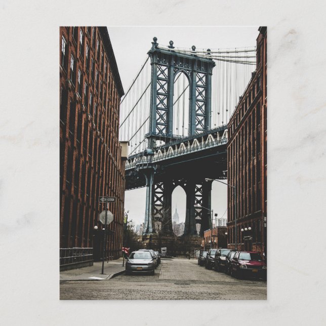 Brooklyn Bridge Street View vykort (Framsida)