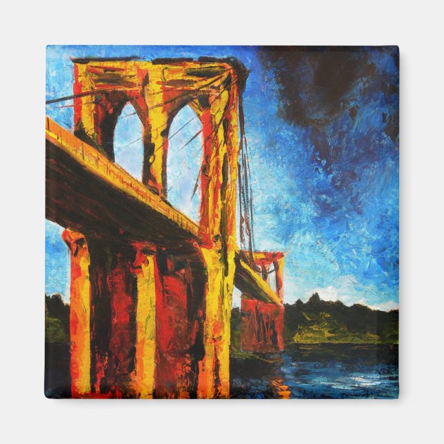 Brooklyn Bridge till Utopia 2009 Magnet (Framsidan)