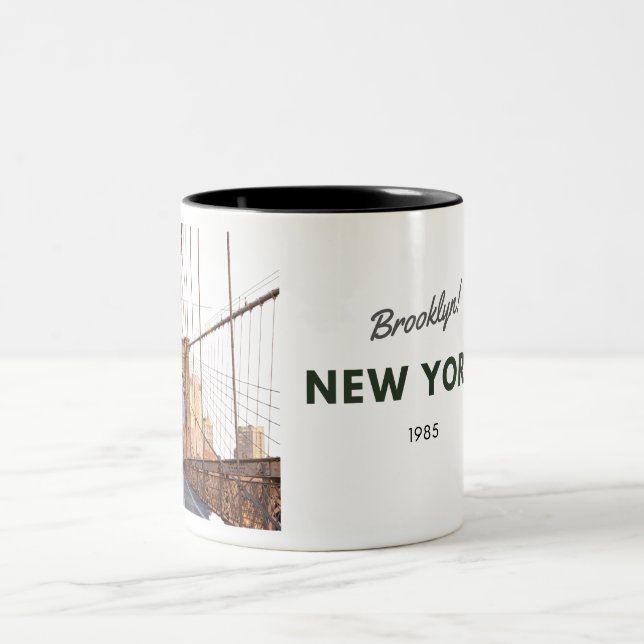 Brooklyn Bridge Två-Tonad Mugg (Center)