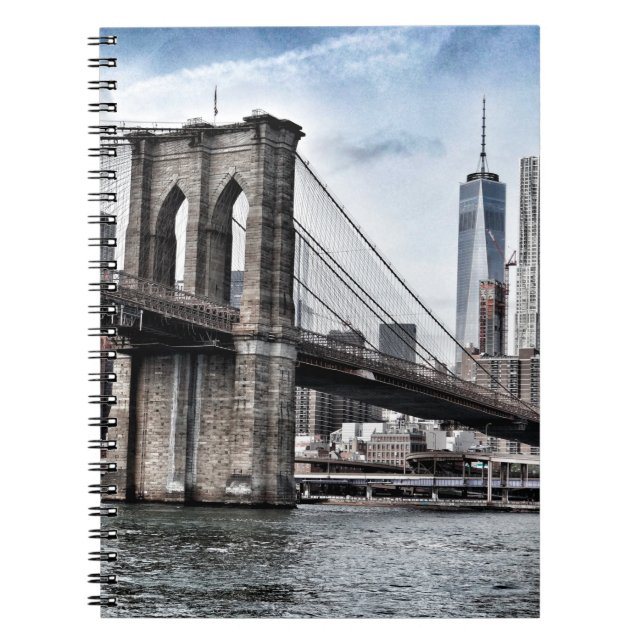 BROOKLYN BRIDGE UNDER DAGEN ANTECKNINGSBOK (Framsidan)