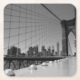 Brooklyn bridge underlägg papper kvadrat