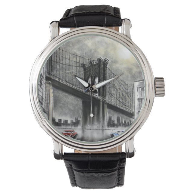 Brooklyn Bridge, USA Watch Armbandsur (Framsida)