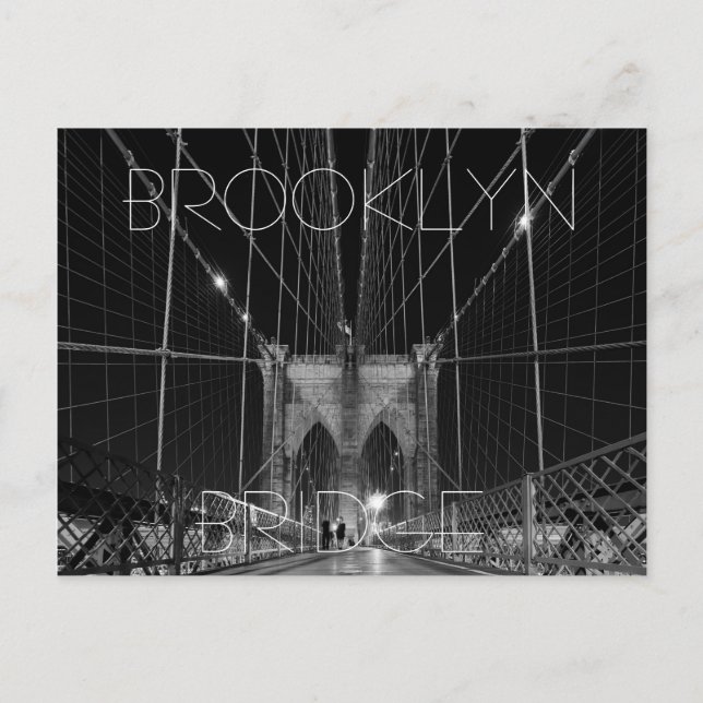 Brooklyn Bridge Vykort (Framsida)