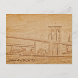 Brooklyn Bridge Vykort