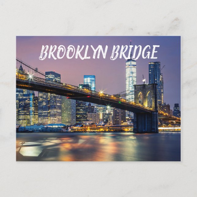 Brooklyn Bridge Vykort (Framsida)