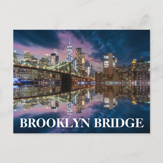 Brooklyn Bridge Vykort (Framsida)