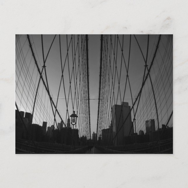 Brooklyn Bridge Vykort (Framsida)