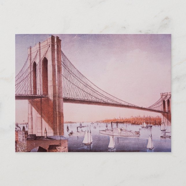 Brooklyn-bron Vykort (Framsida)