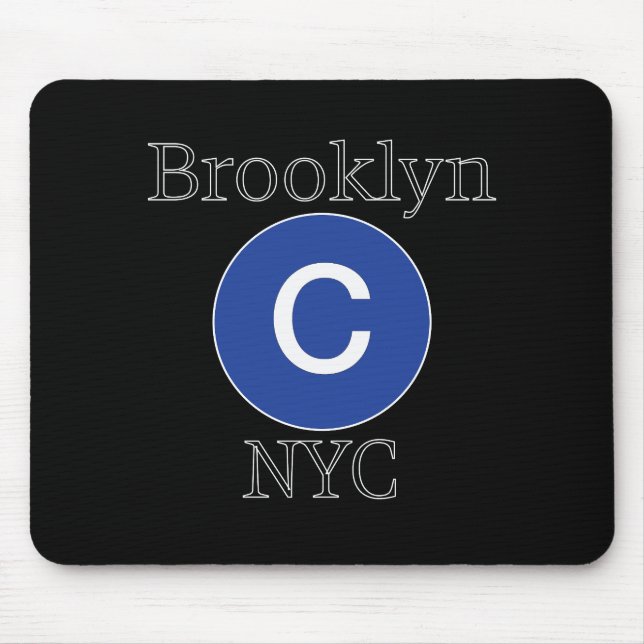 Brooklyn C Tåg Musmatta (Framsidan)
