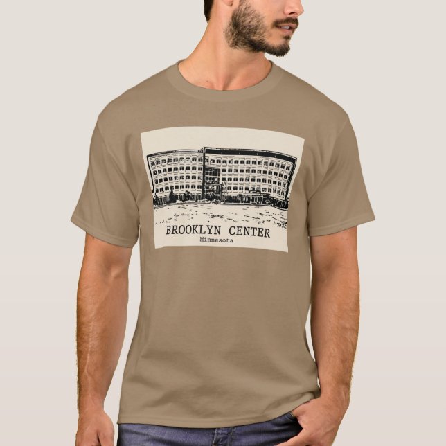 Brooklyn Center Minnesota T Shirt (Framsida)