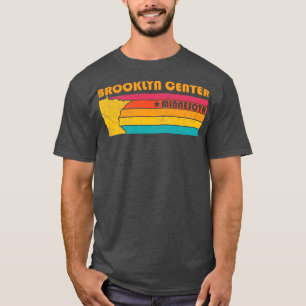 Brooklyn Center Minnesota Vintage Distress Souve T Shirt