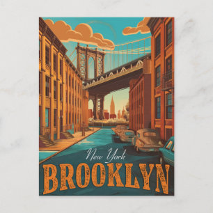 Brooklyn Charm: Fånga essensen med denna Vykort
