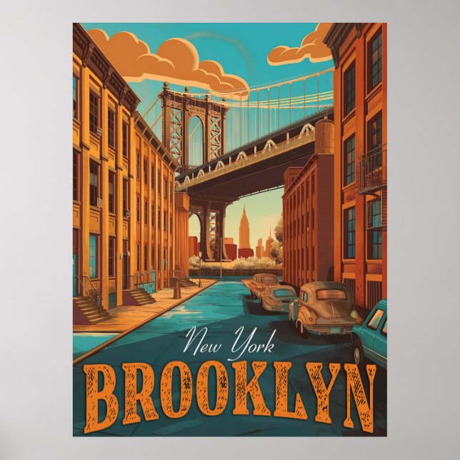 Brooklyn Charm: Fånga essensen med detta Poster (Framsidan)
