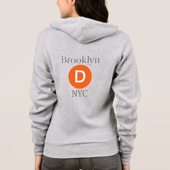 Brooklyn D Train T Shirt (Baksida)