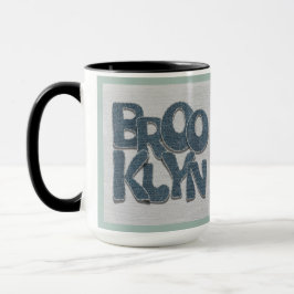 Brooklyn Denim Mug | New York City Gift Mugg