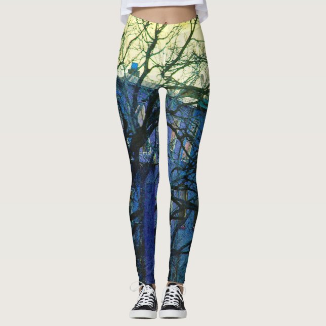Brooklyn deppighetYoga övar spring Leggings (Framsida)