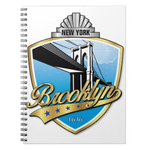 Brooklyn Design Guld Anteckningsbok