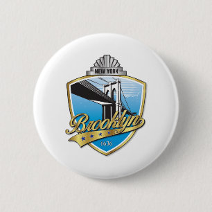 Brooklyn Design Guld Knapp