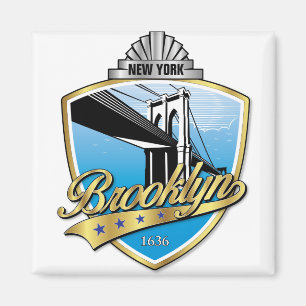 Brooklyn Design Guld Magnet