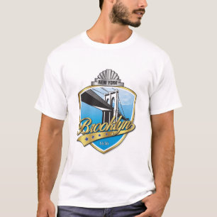 Brooklyn Design Guld T Shirt