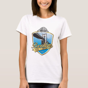Brooklyn Design Guld T Shirt