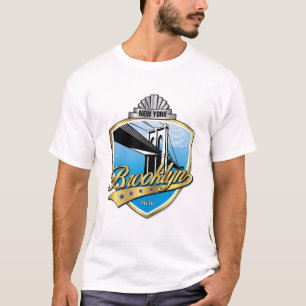 Brooklyn Design Guld T Shirt