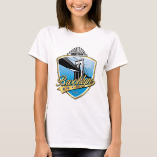 Brooklyn Design Guld T Shirt