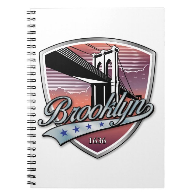 Brooklyn Design Silver Anteckningsbok (Framsidan)