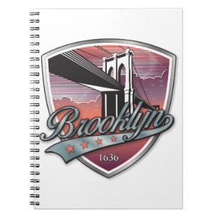Brooklyn Design Silver Metallic Anteckningsbok
