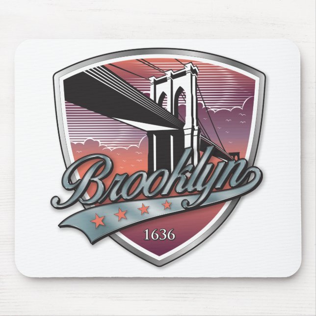 Brooklyn Design Silver Metallic Musmatta (Framsidan)
