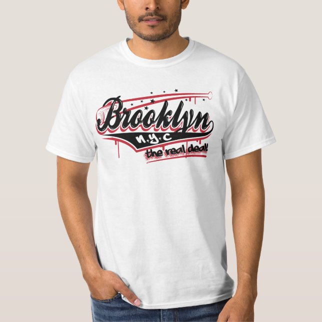Brooklyn "det verkliga avtalet ", t-shirt (Framsida)