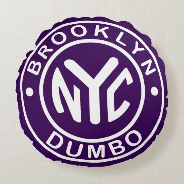 BROOKLYN DUMBO KUDDER RUND KUDDE (Framsidan)