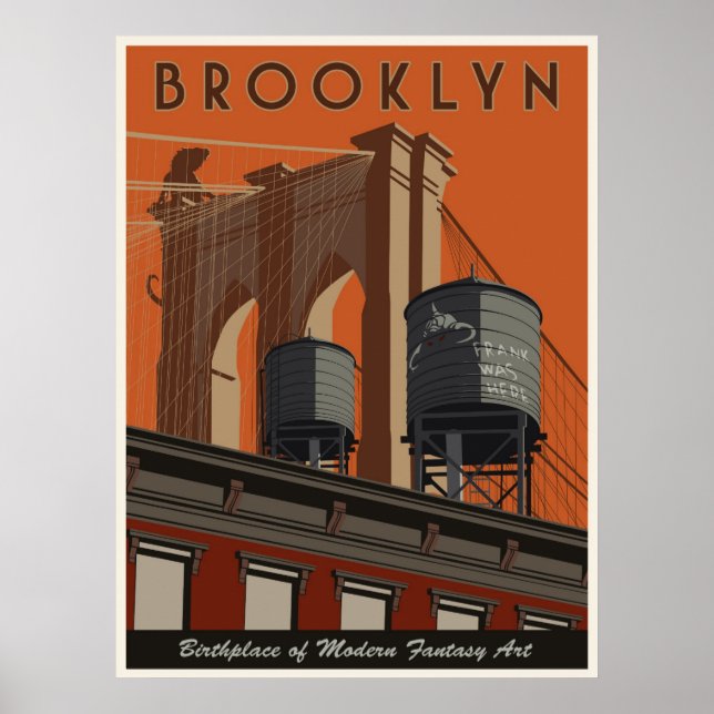 Brooklyn, en hyllning poster (Framsidan)