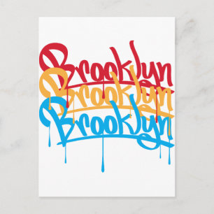 Brooklyn Färg Vykort