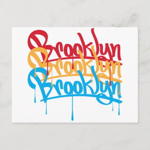 Brooklyn Färg Vykort