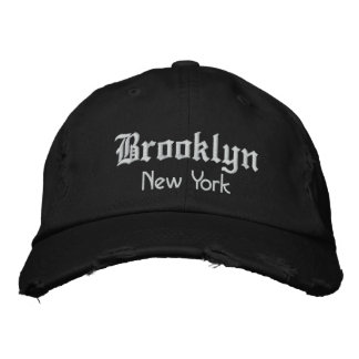 brooklyn fet broderad keps