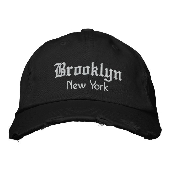 brooklyn fet broderad keps (Framsida)